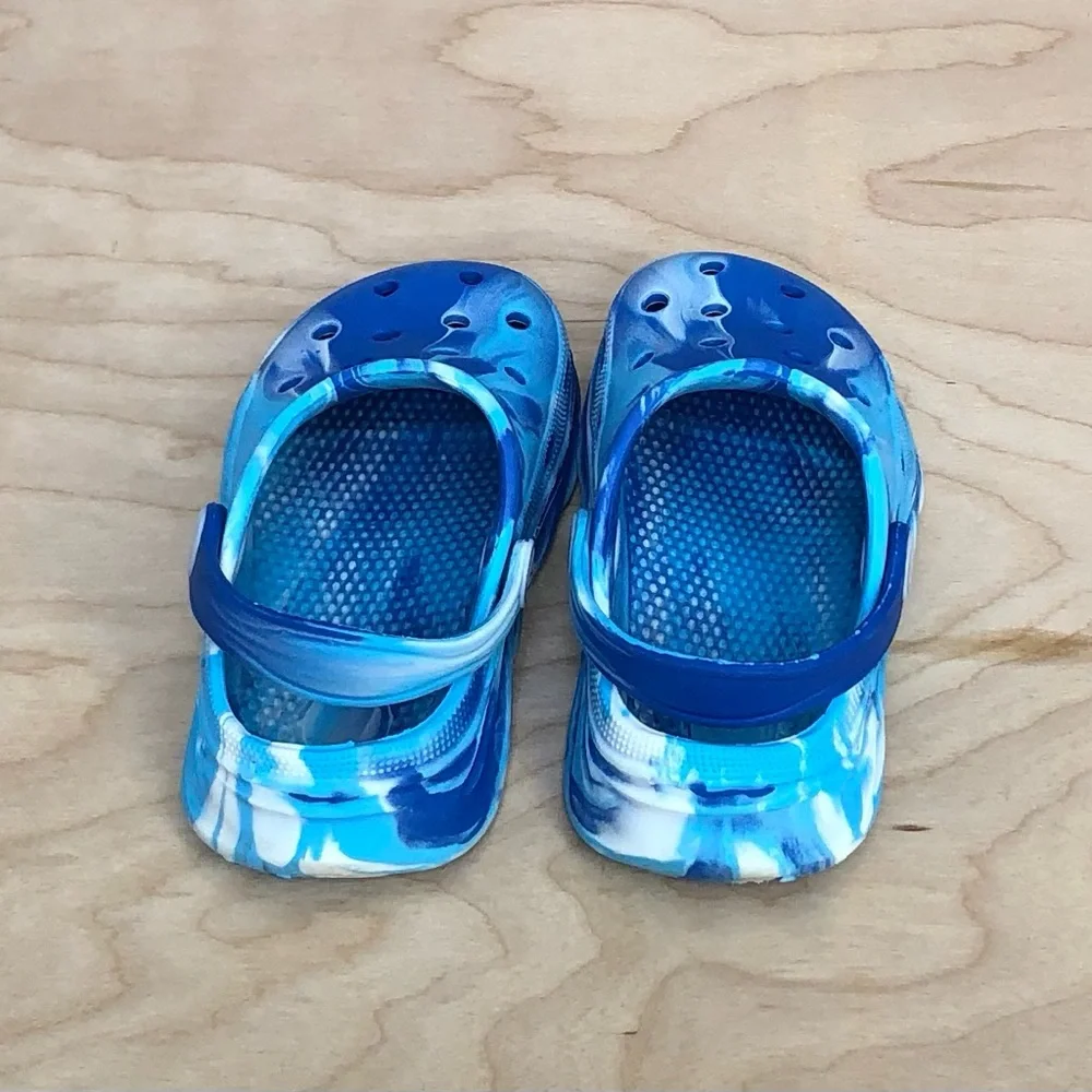 Casual Blue Clogs Water Resistant Kids Toddlers Sz 22